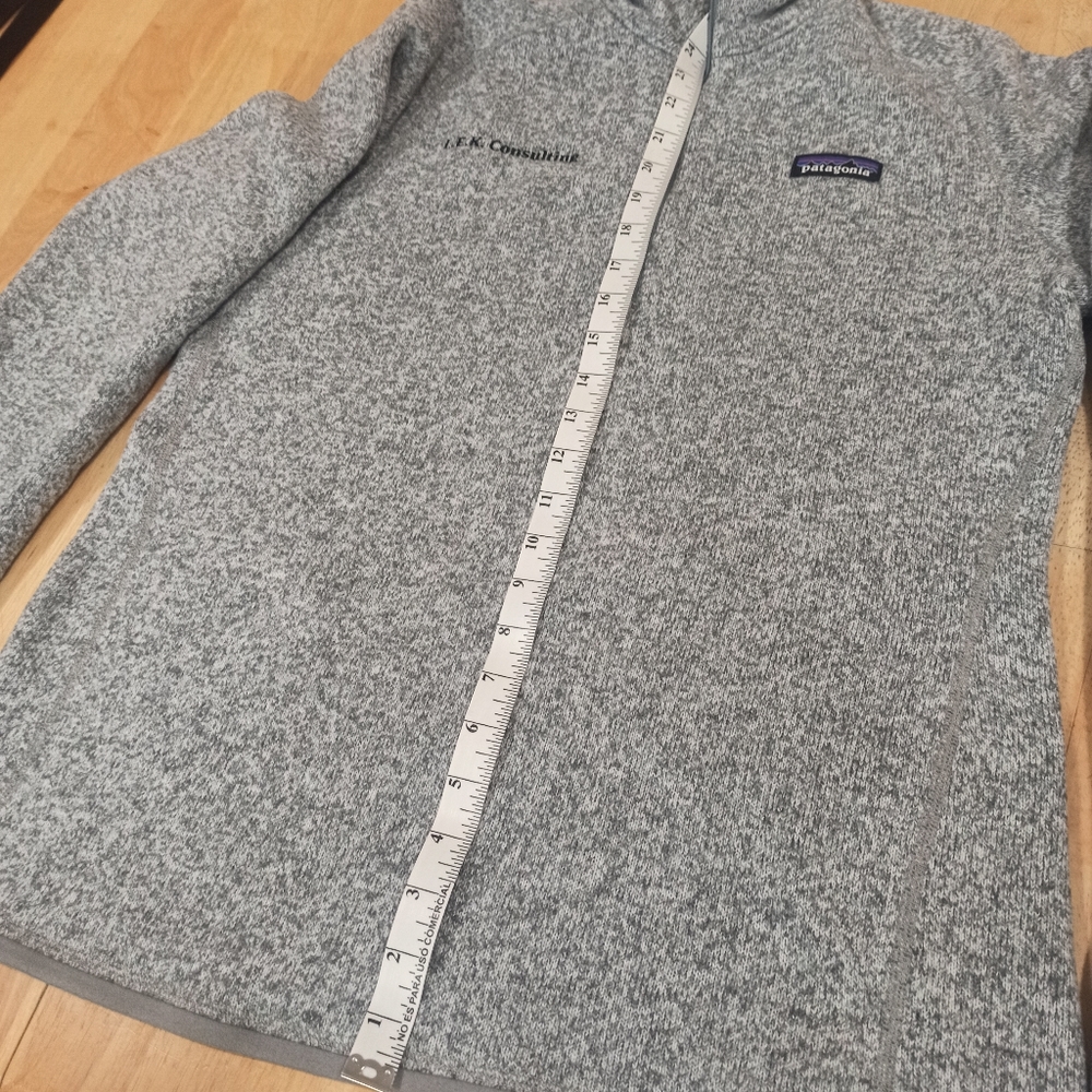 patagonia women's pullover better sweater quarter zip size medium gray color - Picture 12 of 16